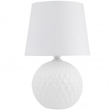 Πορτατίφ με ντουί E27 230V Γυάλινο Λευκό SANTANA 5593